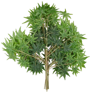 Feuilles artificielles grandes pour l'automne, décoration de jardin, faible MOQ, presque naturelles, petites feuilles d'arbres artificiels <span class=keywords><strong>en</strong></span> <span class=keywords><strong>pot</strong></span> - Product Image 5