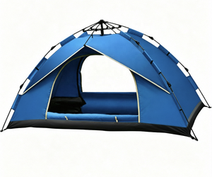 Tente de <span class=keywords><strong>camping</strong></span> familiale spacieuse et imperméable <span class=keywords><strong>pour</strong></span> les <span class=keywords><strong>vacances</strong></span> <span class=keywords><strong>en</strong></span> groupe avec fenêtres <span class=keywords><strong>en</strong></span> maille ventilées automatiquement, équipement de plein air - Product Image 2