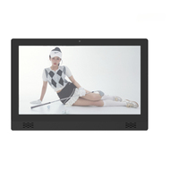 Écran d'affichage numérique de bureau AUO 18,5 pouces, lecteur publicitaire, moniteur LCD, cadre en plastique, couleur noir/argent, écran tactile, magasin de détail