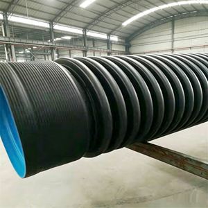 Tuyaux ronds en HDPE SN8 de 150 mm et 200 mm à double paroi ondulée en PE pour l'agriculture, l'industrie et le drainage souterrain - Product Image 2