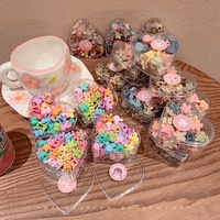 Mini pinces à cheveux en plastique, couleurs macaron, petites pinces à cheveux pour enfants, pour coiffer les franges et les mèches rebelles, style mignon, best-seller transfrontalier
