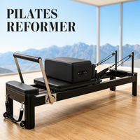 Matériel de fitness de haute qualité pour la maison : Reformer Pilates en aluminium, lit de Pilates en aluminium, Reformer Pilates pliable