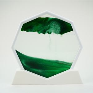 Cuadro de Arena Hexagonal Moodscape, Decoración Dinámica 3D con Arena Fluida, Reloj de Arena, Cuadro de Arena Movediza para Decoración del Hogar - Product Image 4