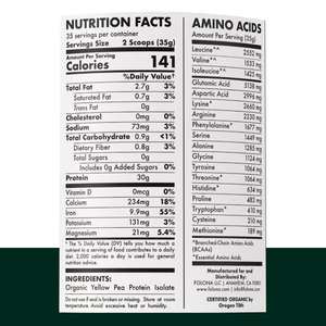 Proteína de Chícharo en Polvo Vegana Orgánica Sin Sabor, Baja en Carbohidratos, Personalizable y de Rápida Absorción de Richtek - Product Image 2