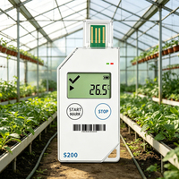 Potmagic OEM ODM Disponible, Registrador de Datos LCD S200 de un Solo Uso con Alarma de Temperatura, USB PDF/CSV, 32000 Puntos, Reingeniería de Software