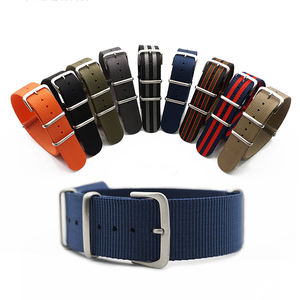 Correa de Reloj Deportiva de Nailon de 18mm 20mm 22mm 24mm, Accesorios para Correas, Hebilla, Bandas 007, <span class=keywords><strong>James</strong></span> <span class=keywords><strong>Bond</strong></span>, Negra, Correa de Reloj de 20mm - Product Image 4