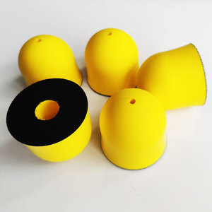 Tampons de ponçage à main ronds de <span class=keywords><strong>3</strong></span> pouces en forme de souris, dureté moyenne, pour crochet et boucle, OEM, automobile, travail du bois, meubles, ponçage et polissage - Product Image 5