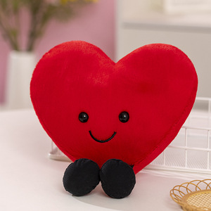 Peluche de Corazón Rosa, Rojo y Blanco, Juguete de Peluche para el Día de San Valentín, Muñeco de Peluche para Niños, Amantes, Almohada de Confort, Cojín - Product Image 3