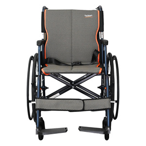 Fauteuil roulant manuel Takan en alliage de magnésium, grandes roues, léger, pliable, confortable, chaise de voyage - Product Image 1