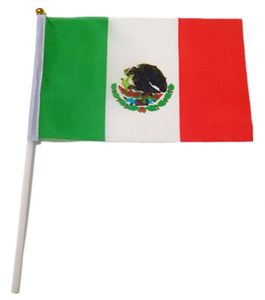 Banderas de Mano Ajustables Antiarrugas con Logotipo Personalizado QM, 14*21cm, Poliéster, Símbolo Nacional para Ceremonias y Celebraciones - Product Image 3