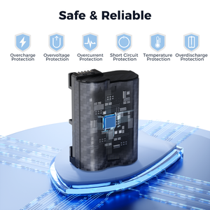 CE ROHS FCC En EL15C 2600mAh ชุดชาร์จแบตเตอรี่กล้องสำหรับกล้อง <span class=keywords><strong>Nikon</strong></span> Z8 Z6 <span class=keywords><strong>Z7</strong></span> Z62 Z63 Z5 SLR รองรับการชาร์จอย่างรวดเร็ว PD - Product Image 4