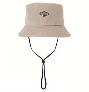 Sombrero de Pescador Bordado Personalizado, Sombrero de Protección Solar para Playa de Verano - Product Image 6