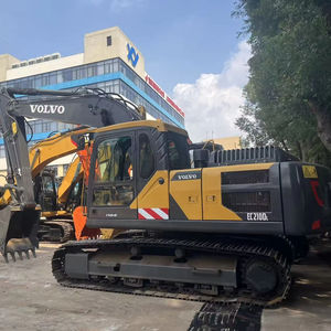 Mini pelleteuse hydraulique Volvo EC210D d'occasion modèle 2020 de type chenille avec boîte de vitesses moteur PLC Core Components à Shanghai - Product Image 1