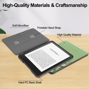 Funda protectora completa para <span class=keywords><strong>Kobo</strong></span> Libra Color 7 pulgadas E-Book Back Suction Magnetic PC PU Case - Product Image 3