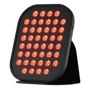 Portable small home use infrared 850nm and 660nm red light therapy lamp panel for face and body