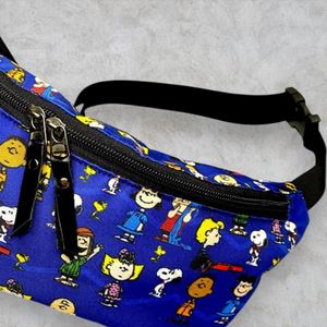 กระเป๋าคาดเอวไนลอนกันน้ำพิมพ์ลายการ์ตูนแฟชั่น Keymay สายปรับได้ ซิปปิด เหมาะสำหรับทุกเพศ ใช้สำหรับเดินทางท่องเที่ยวกลางแจ้ง - Product Image 2