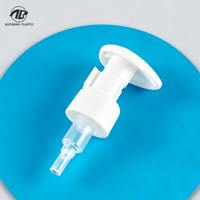 Nouvelle pompe à lotion à aspiration arrière blanche, design innovant, ressort externe, tête de pompe anti-pollution 1cc, pour flacons de crème liquide et de shampoing