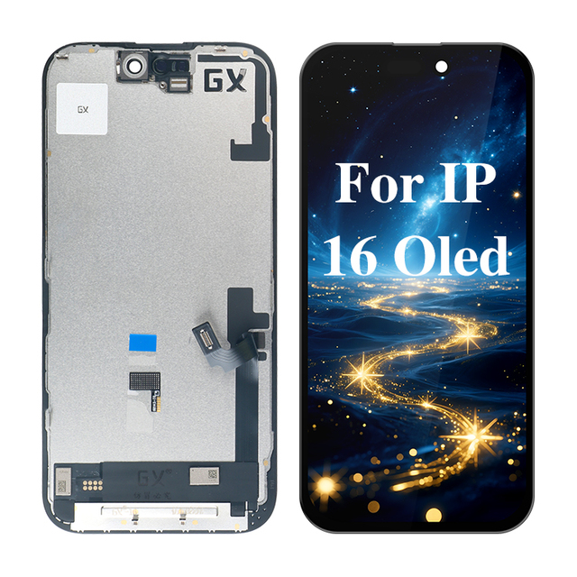 Real Gx Touch Screen for iPhone 16 OEM OLED 60HZ Display No Frame Smart Phone Replacement Mobile Lcd Screen Phone Accessories