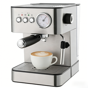 <span class=keywords><strong>Cafetera</strong></span> <span class=keywords><strong>Espresso</strong></span> de 850 W, Bomba de Alta Presión de 20 Bares, Control <span class=keywords><strong>Manual</strong></span>, Bandeja de Goteo Extraíble - Product Image 1