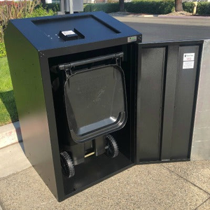 Ngoài Trời Vườn Lưu Trữ Xô Đứng Cấu Trúc Mạ Kẽm Tấm Kim Loại Thùng Rác <span class=keywords><strong>Bin</strong></span> Nhà Kho Gấu Và Kim Loại Chất Thải <span class=keywords><strong>Bin</strong></span> - Product Image 3