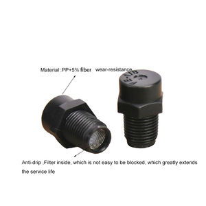 หัวฉีดพ่นละอองน้ำพลาสติก PP สำหรับระบบระบายความร้อนแรงดันต่ำ FE 1/8 NPT - Product Image 5