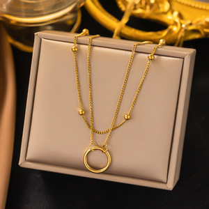 Gold Plated Emerald Cut Oval Pendant Necklace With Lab Created Stone Classic Style For Daily Wear Unisex Jewelry 18 Inches - Product Image 4