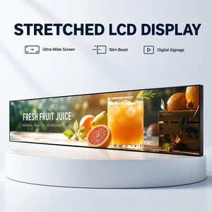 Écran d'affichage numérique LCD mural étiré pour signalisation numérique, vente en gros pour les magasins de détail, les restaurants, les écrans publicitaires commerciaux - Product Image 4