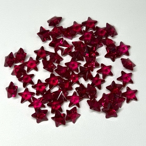 De 3 mm a 8 mm 5 #   Piedra de Corindón <span class=keywords><strong>Rojo</strong></span> Rubí, Gema de Corindón <span class=keywords><strong>Rojo</strong></span> Sintético con Corte Estrella - Product Image 4