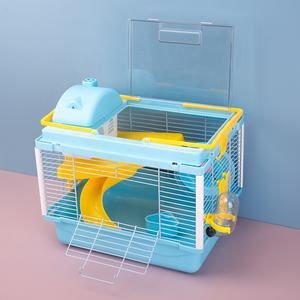 Gabbia per criceti all'ingrosso nuove forniture per criceti castello da sogno doppia gabbia per criceti a tre livelli con scivolo - Product Image 2