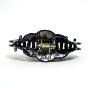 Pince à cheveux unisexe de créateur, motif papillon ajouré, bord ondulé, en demi-acétate, accessoires de mode, vente en gros, personnalisable, haute qualité - Product Image 4