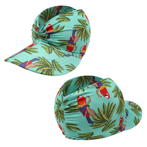 Casquette <span class=keywords><strong>de</strong></span> soleil unisexe respirante imprimée à large bord, protection UV, visière ouverte pour l'été, la plage, la natation, utilisation toutes saisons - Product Image 5