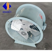 Ventilateur axial d'extraction industriel à longue durée de vie 380V 8000CFM 1000m3/h pour l'évacuation de fumée dans les cuisines et ateliers d'usine