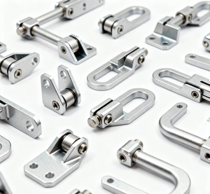 CNC gia công hạ cánh khung với bản lề khớp chính xác thành phần nhôm cho bay không người lái uavs bộ phận - Product Image 2