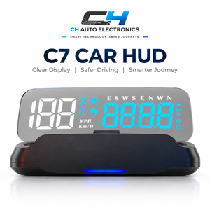 HUD de voiture USB 5V, écran large 18:9, alarme de survitesse à 3 niveaux, GPS sans effet fantôme et rappel de fatigue pour tous les types de véhicules - Product Image 2