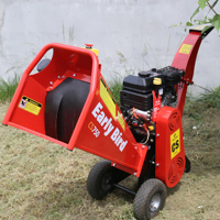 TUV Rheinland CE approuvé domestique 15HP Loncin/Ducar moteur à essence déchiqueteuse lames broyeur bois Chippe Machine bois déchiqueteuse