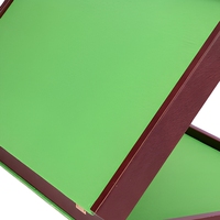 Table de rangement pliable moderne pour mini mahjong avec rembourrage (pour les modèles 22/24/30) - Matériel PU - 4 joueurs