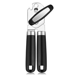 Abridor de Latas y Botellas de Acero Inoxidable – Herramienta de Cocina Multifuncional 2 en 1 – Abridor Manual de Cerveza, Sacacorchos de Vino – Abridor de Latas Suave - Product Image 2