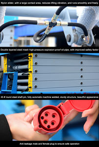 <span class=keywords><strong>10m</strong></span> 12m 14m 18m 500Kg 1T 2T Capacidad de trabajo aéreo Tijera móvil eléctrica Mesas elevadoras hidráulicas Plataforma móvil Manlift - Product Image 3