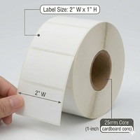 Étiquettes thermiques directes synthétiques de qualité supérieure 4x6 pouces, écologiques, sans BPA, imperméables, résistantes à l'huile, anti-déchirure, étiquettes personnalisées en couleur