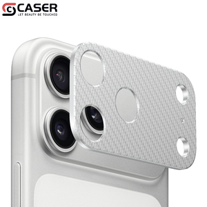 Protector de Lente de Alta Calidad con Acabado Mate de Fibra de Carbono, Aleación de Aluminio Hueca, Color Puro, Anti-caídas para iPhone 17 Pro/Pro Max - Product Image 6