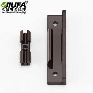 Jiufa Cabinet <b>Trim</b> <b>Clips</b> Brown Plastic Easy Install For Cupboard Door Fastening - Product Image 1
