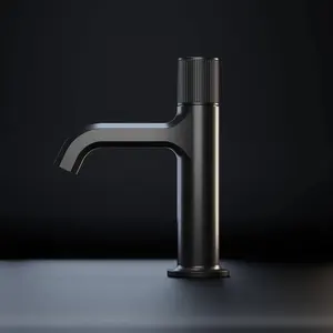 2020 नई डिजाइन knurling नल 100% पीतल धकेल सोने मैट काले क्रोम, वॉश बेसिन नल बाथरूम मिक्सर tapware Faucets