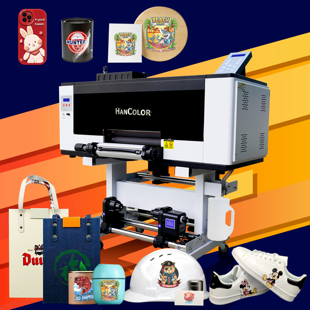 Latest Uvdtf Printer Digital Inkjet Printers Roll to Roll A3 Sticker Printing Machine for A/B Film Flatbed UV DTF Printer