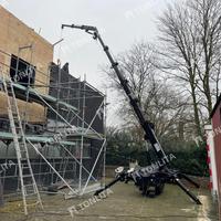 Grue araignée télécommandée hydraulique 3 tonnes, 5 tonnes, 8 tonnes, 10 tonnes pour l'installation de verre et d'acier, livraison gratuite