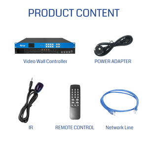 4K60 Video Wall Processor 4 Input 4 Output HDMI Splicing Matrix Open Window Roaming Seamless Switching for Command Center - Product Image 4