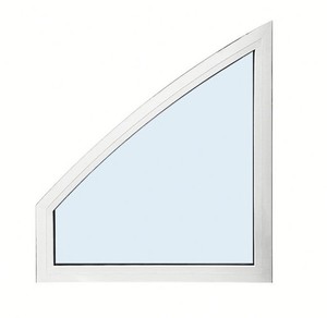 Forme spéciale en aluminium certifiée NFRC Windows double galvanisé anti-effraction haute <span class=keywords><strong>grille</strong></span> efficace fenêtres fixes - Product Image 3