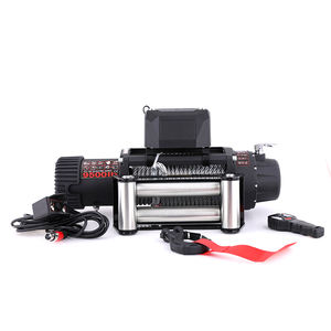 Fuoristrada 4 x4 Winche Electrico Para 4x4 avverte l'argano con il motore 12V dell'argano della corda d'acciaio 9500lbs telecomando - Product Image 2