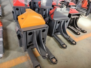 Electric Pallet Truck 24V Steel Solid <b>Wheels</b> Industrial Warehouse Use New Condition - Product Image 5