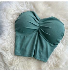 Nuove idee di prodotto 2022 canotte da donna con canottiere in cotone imbottite - Product Image 2