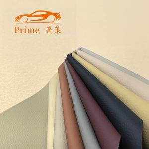 Aggiornato in pelle sintetica in PVC goffrato impermeabile doppio ago tessuto spazzolato Base pelle-Friendly sedile auto divano materiale - Product Image 1